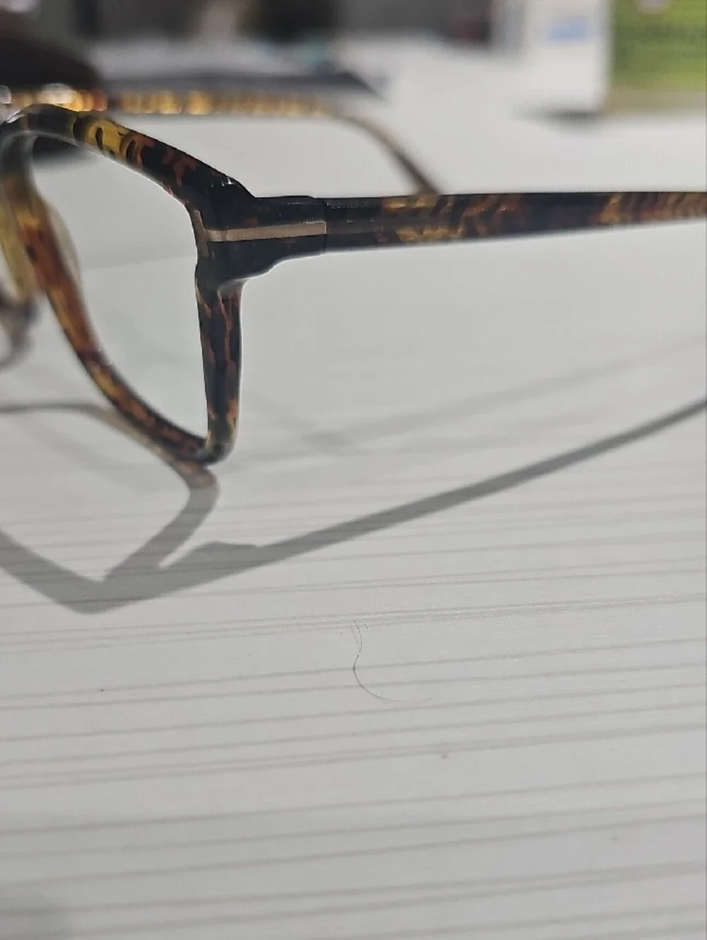Tom Ford Tortoiseshell Acetate Glasses - Brown and Black. W/case, Wipe.
